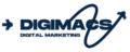DigiMacs Logo with Upward Arrow – Digital Marketing Agency for SEO, Ads & Social Media
